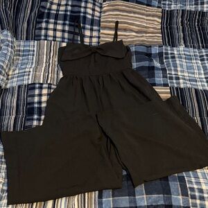 Chic Black Sleeveless Jumpsuit